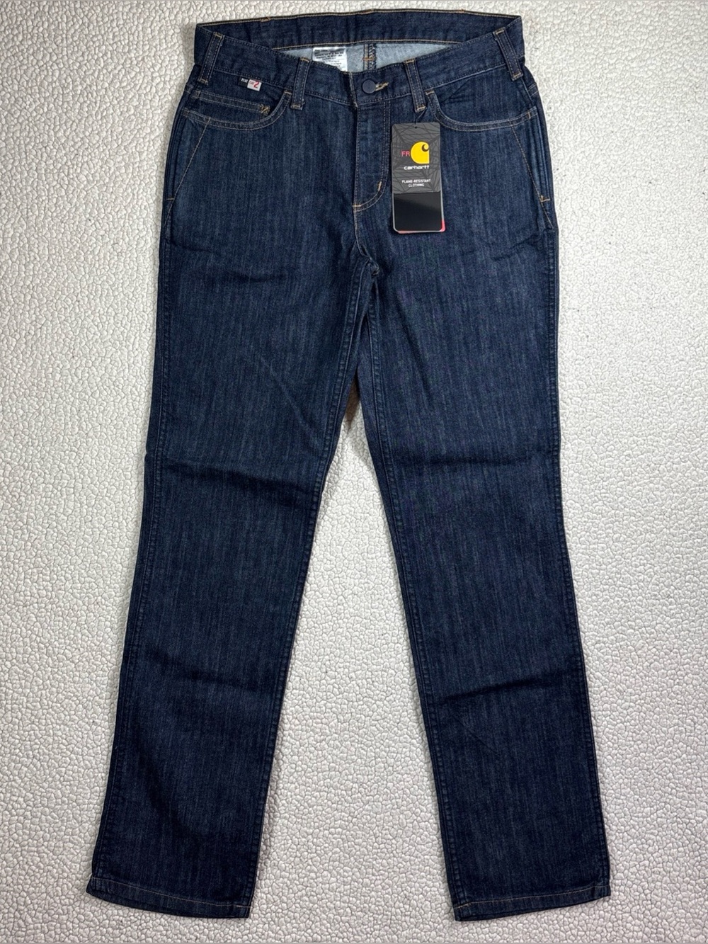 Carhartt Women’s FR 102688-417 Size 6 R Rugged Flex Original Fit Jeans Cat 2 NWT